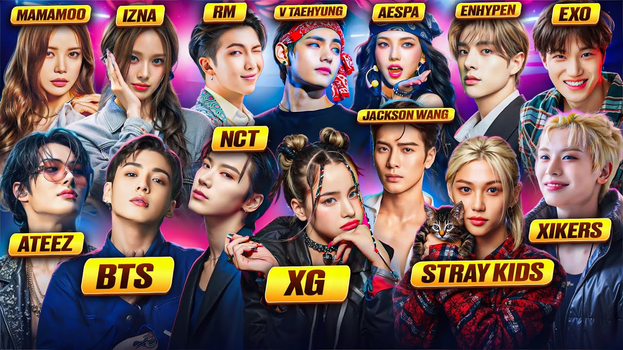 Реакция на ATEEZ, XG, AESPA, BTS, STRAY KIDS, NCT, MAMAMOO, DREAMCATCHER, XIKERS, MONSTA X, ENHYPEN