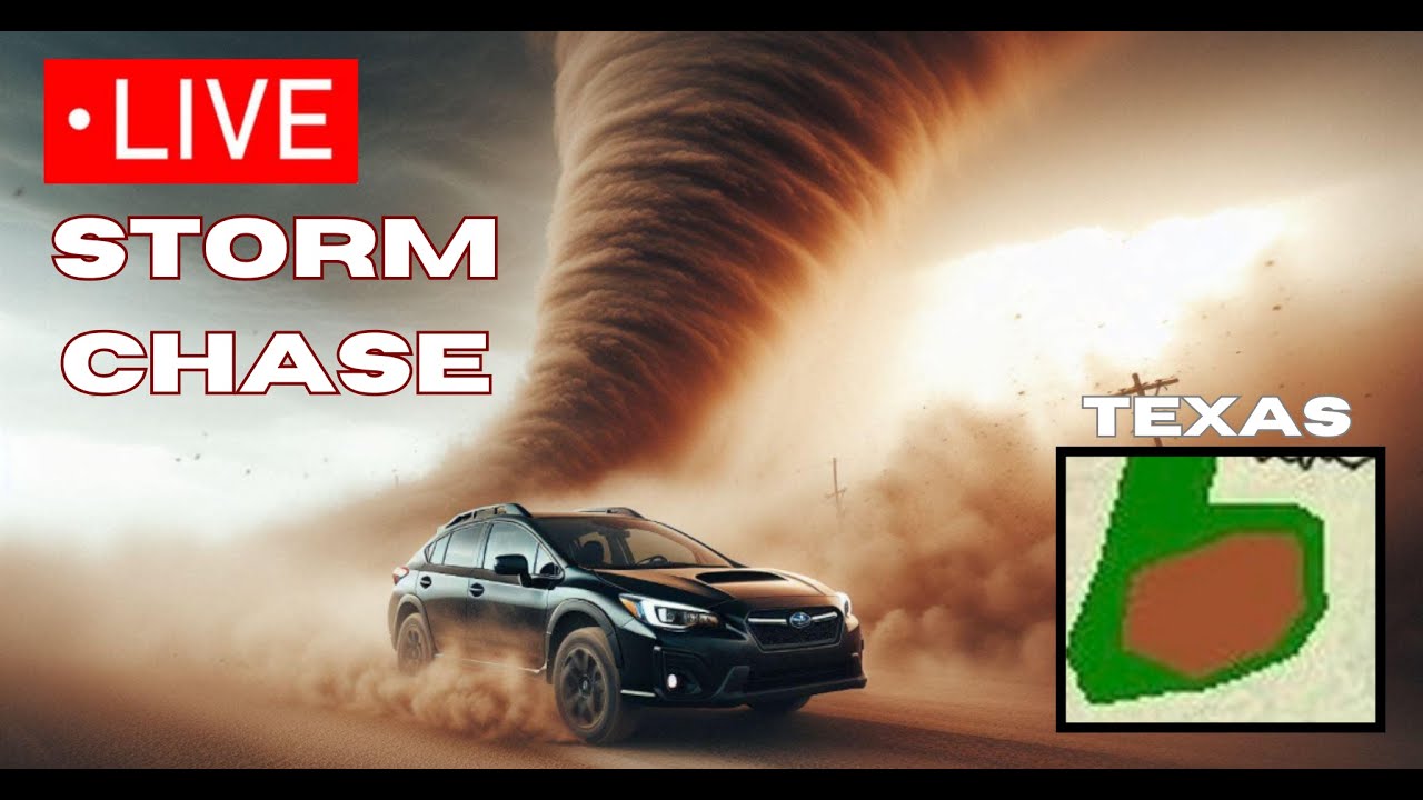 Live Storm Chaser: Hunting Down Texas Tornadoes and Gorilla Hail - YouTube