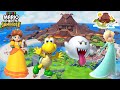 Super Mario Party Jamboree - Daisy vs Koopa Troopa vs Boo vs Rosalina - Goomba Lagoon