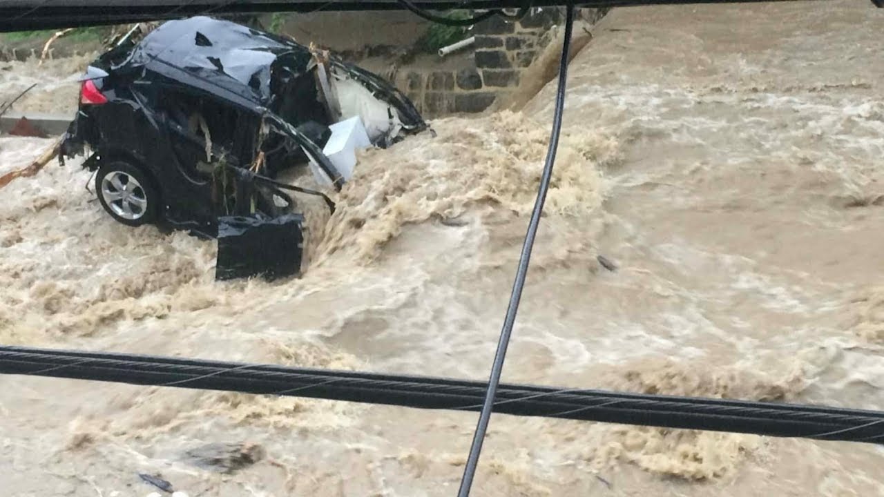 Dramatic video shows flash floods striking Ellicott City in Maryland ...