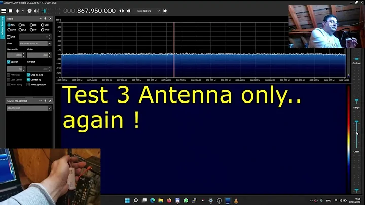 Simple RX test Acasom v1 vs bare antenna vs SPF5189z