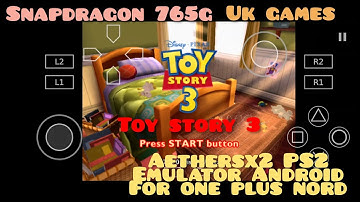 Toy Story 3  | Aethersx2 PS2 Emulator | Android Snapdragon 765G | Gameplay