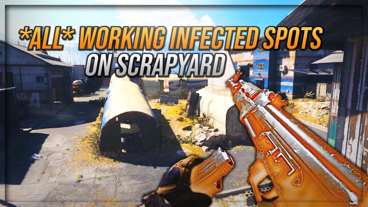 Modern Warfare Glitches| *All* Infected Scrapyard glitches (High ledges, hiding spots) AP 1.23
