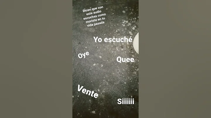 me dio miedo