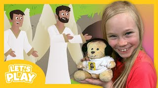 Let's Play | A Happy Sunday Full Story   Color the Story Activity | Bible App for Kids