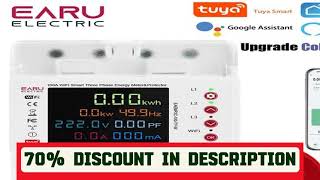 A Must - Have Product 3 Phase Tuya Wifi Smart Bi - Directional Energy Power Kwh Meter Leakage Over Un Resimi