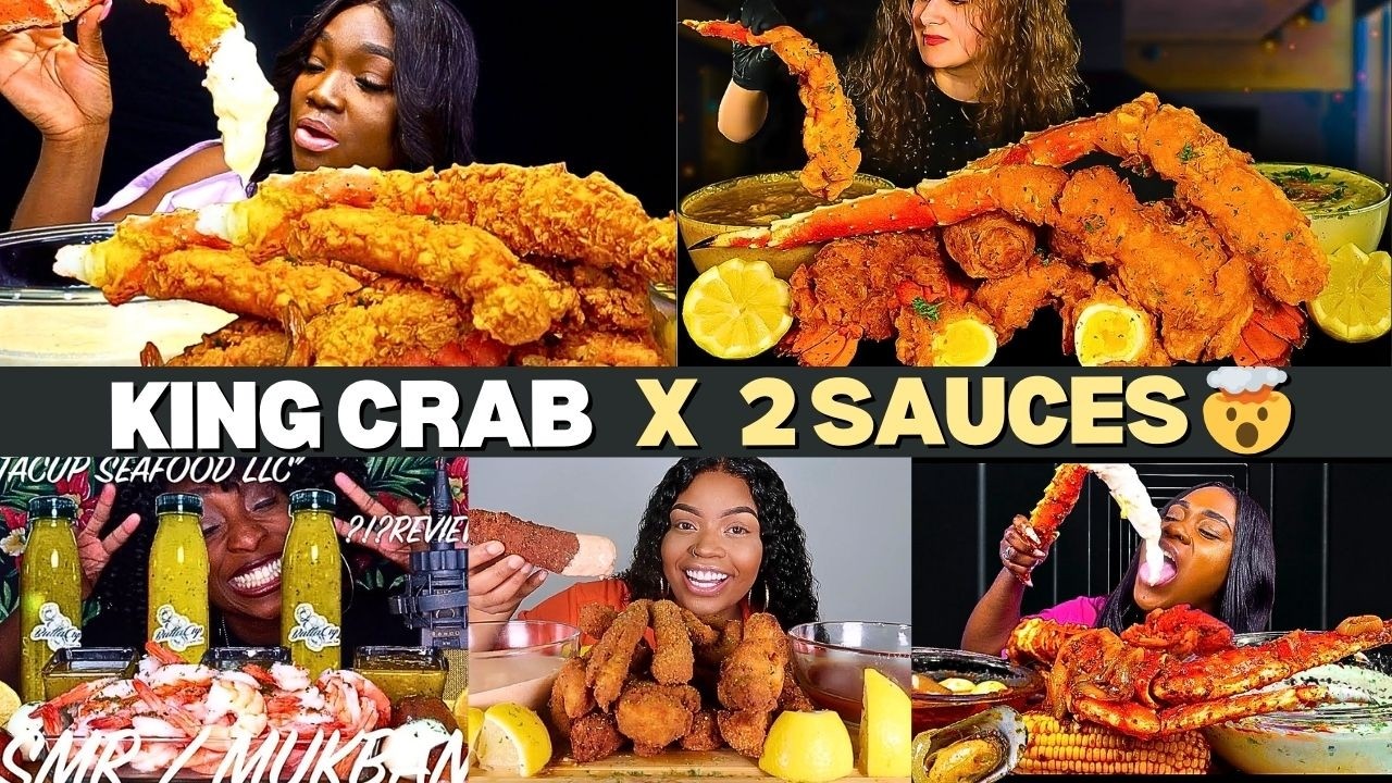🧀🌶️ INSANELY SATISFYING DOUBLE DIP KING CRAB SEAFOOD BOIL COMPILATION 🦀SATISFYING ASMR SOUND