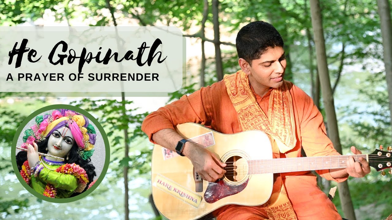 He Gopinath  A prayer of Surrender  Guitar  flute  sleeping pill bhajan ft aasthamotwanii