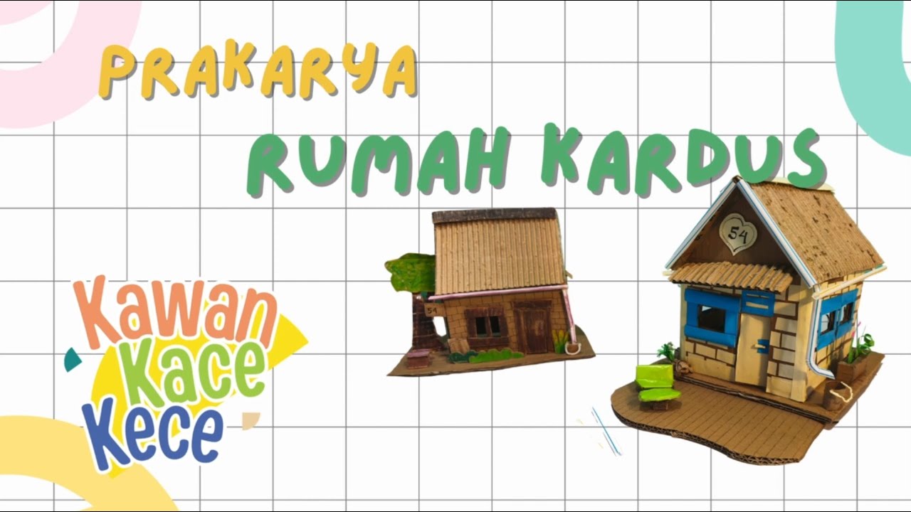 Tutorial Prakarya Dari Kardus Bekas - Ide Kreatif Barang Daur Ulang