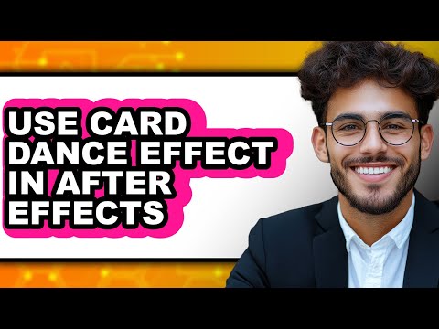 How to Use Card Dance Effect in After Effects 2025 - Full Guide
