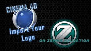 ⓩ-Cinema 4D Tutorial - How to import logos, ft. SwiftlyGFX-ZTV→