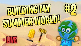 SPICING UP MY WORLD BEFORE THE EVENT DROPS! | Pixel Worlds LIVE