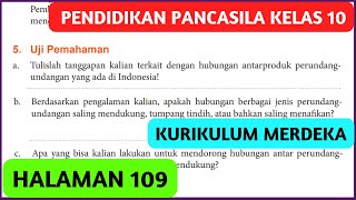 Kunci Jawaban PPKn Kelas 10 Halaman 109 Uji Pemahaman Bagian 2 Kurikulum Merdeka