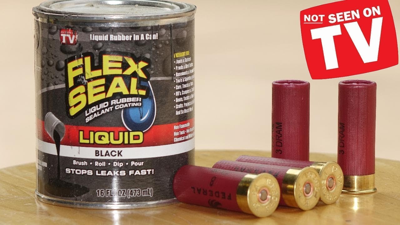 Flex Seal ® shotgun slugs destroy EVERYTHING - AMAZING! 