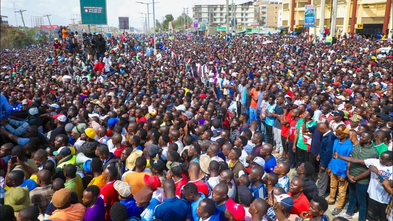 NAKURU IMEENDA🔥RIGATHI GACHAGUA AND HIS TROOPS TAKEOVER NYAHURURU 