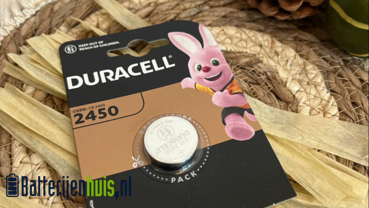 Duracell CR2450 | 3V lithium batterij | Knoopcel