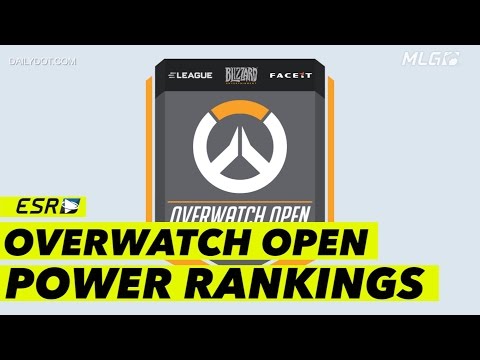 Here are the Overwatch Open Power Rankings.