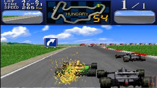 Final Lap R - perfect emulation - Hungary GP - Benetton - Full Race (6 Laps)