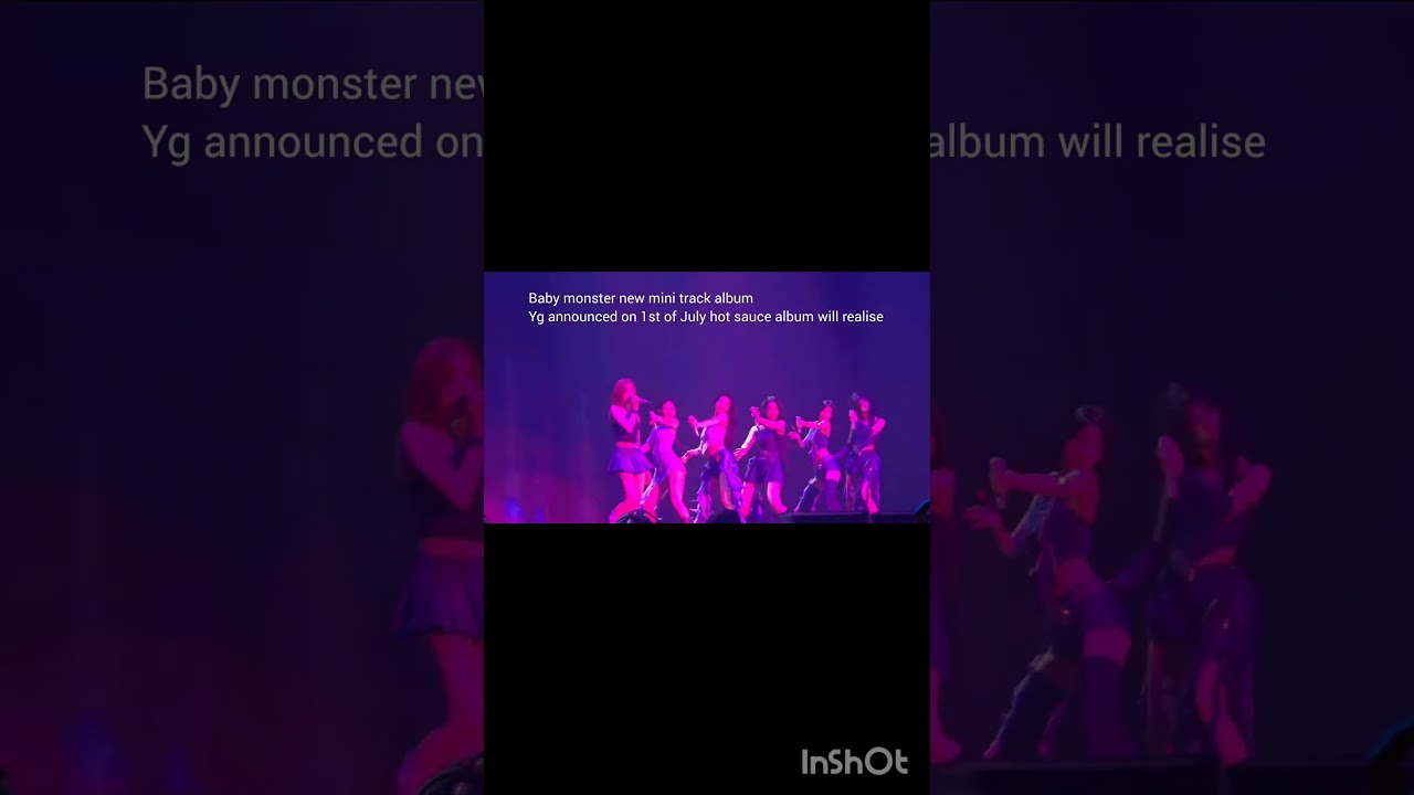 YG announced that Baby monster comeback Mini track album release on 1st of july 