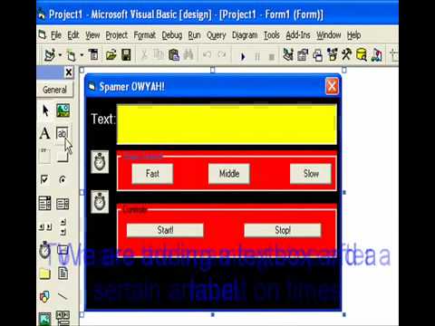 Advanced spammer tutorial visual basic 6 0 part 1 2