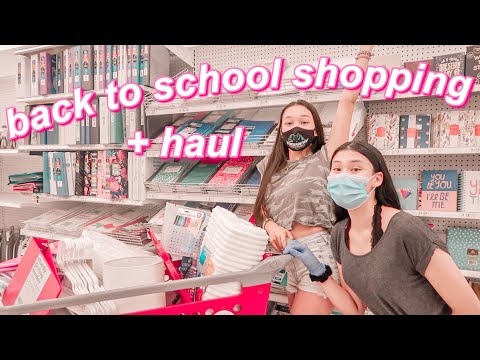 BACK TO SCHOOL SHOPPING + HAUL |  college + high school