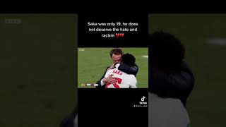 Bukayo Saka Crying After Penalty Miss In Euro 2020