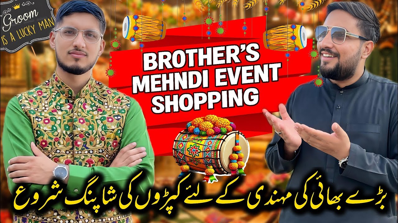 Shopping For Brother’s Mehndi Event 🪔🥁 || Best Place For Wedding Shopping 🇬🇧🛍️ || 