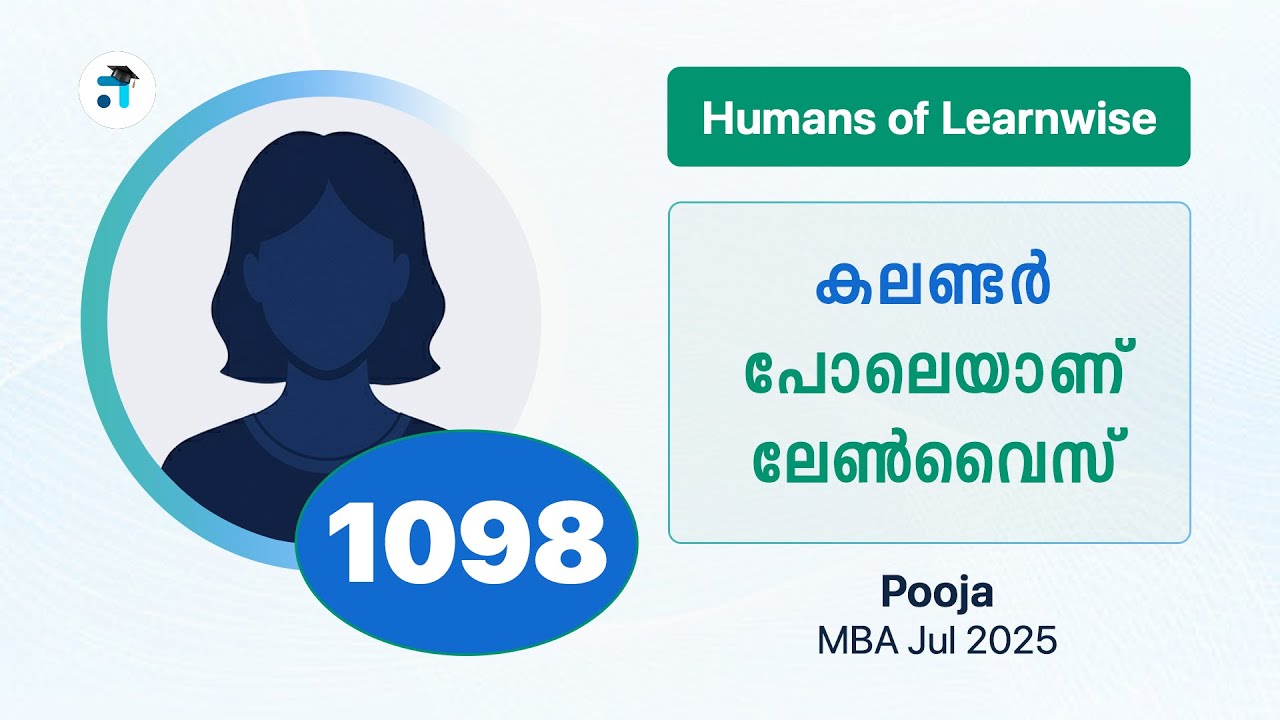 1098 I Pooja I Humans of Learnwise I MBA I Kerala's No.1 IGNOU Coaching Platform