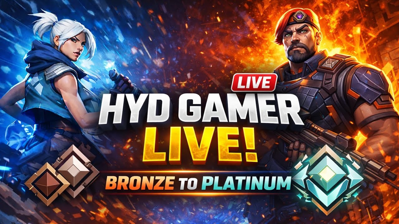 VALORANT LIVE II BRONZE TO PLAT RANK PUSH II FULL MATCH 
