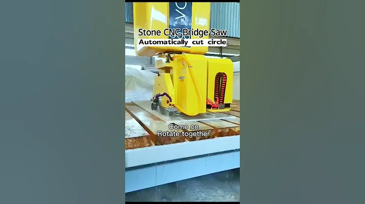CNC 5 axis bridge saw machine for quartzite sink k...