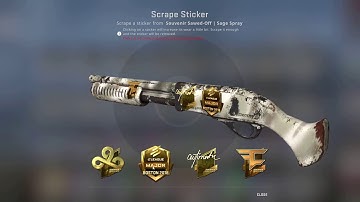 Autimatic Gold Sticker Scraping - Faze Clan, Cloud 9, Eleague Boston 2018