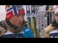 VM Men&#39;s 4x10 Km Holmenkollen 2011 - Petter Northug INTERVIEW