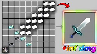 CRAFTING THE SWORD OF THE COSMOS in Minecraft screenshot 5