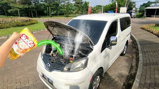 Akhirnya menyesal 😭 bawa jalan mobil MPV dengan pelumas Minyak Goreng