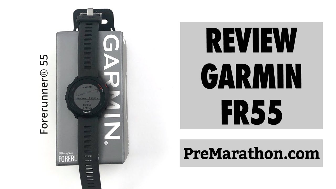 Review Garmin Forerunner 55: novedades, pruebas y opinión. 