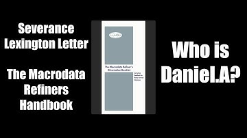 Severance Theory | The Macrodata Refiners Orientation Booklet