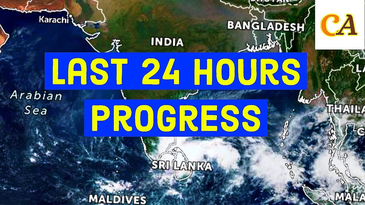 Last 24 hours Progress & Rain Map