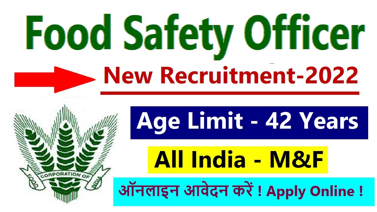 Food Department Recruitment 2022 Food Department New Vacancies