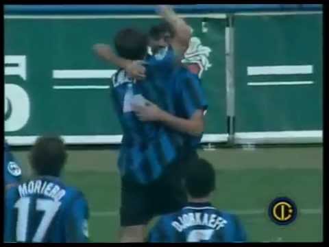 Inter vs brescia 2 1 1997 Recoba goal