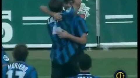 Inter vs brescia 2 1 1997 Recoba goal