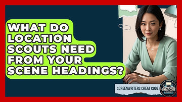 What Do Location Scouts Need From Your Scene Headings? - Screenwriter