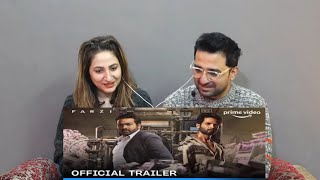 Pak reacts FARZI - Official Trailer | Raj & DK | Shahid, Sethupathi, KK, Raashii | Prime Video India