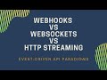 Webhooks vs Websockets vs HTTP Streaming - Which Event-Driven API to use?