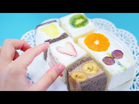 【ASMR】フルーツサンド??? FRUIT SANDWICH EATING SOUNDS NO TALKING【咀嚼音】