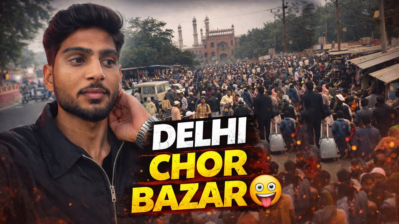 Inside Delhi Chor Bazaar – India’s Craziest Market! 🤦🏻‍♂️