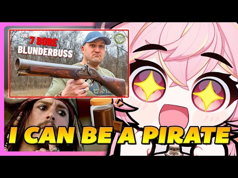 Vtuber watches a Big guy with Boomstick [7 BORE Blunderbuss!]  | Kentucky ballistics react