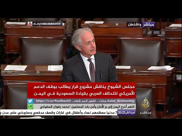 غالبية اعضاء مجلس الشيوخ يصوتون ضد قرار يطالب بوقف دعم التحالف العربي في اليمن