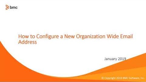 Configuring the Salesforce Org Wide Email Address for Remedyforce