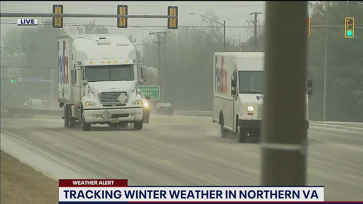 VIDEO: Messy wintry mix on the roads in Northern Virginia | FOX 5 DC