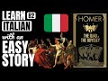 The Iliad and the Odyssey simplified B2 Italian story